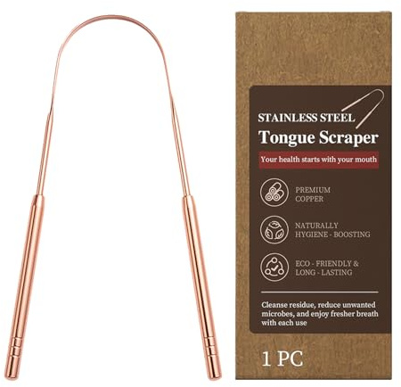 Raspador De Lengua Para Adultos | Raspador Ergonómico Con Forma De U,Herramienta Para La Lengua - Para Hombres Y Mujeres Hogar Y Baño Diario Mañana Y Noche Para Mal Aliento