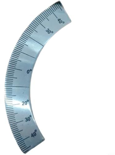 Aluminium Lineal 135Mm Für Revolverfräsmaschine 45° für skala