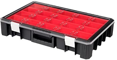 KS Tools 850.0378 Malette organiseur SCM à 20 compartiments amovibles | Mallette organiseur SCM à 20 compartiments amovibles, outillage professionnel, chrome vanadium