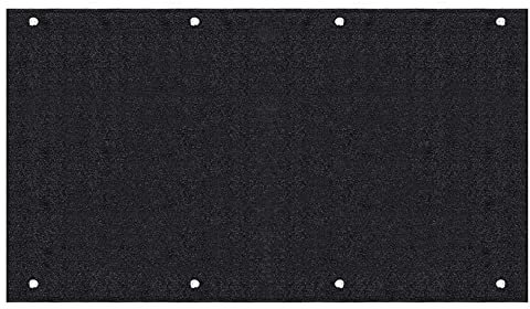 ERPENG Balkonverkleidung 0.8x9.5m Wind-und UV-Schutz Balkonabdeckung mit Kabelbindern,HDPE-Kunststoff für Camping Terrasse Balkon Garten Outdoor, Schwarz