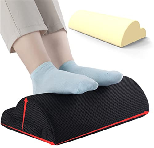 Sous le Bureau Repose-pieds en Mousse à Mémoire de Forme Repose-pieds Bureau Repose-pieds Coussin de Jambe Accessoires Repose-jambes Outil Mode Confortable Lavable en Machine Voyage à Domicile