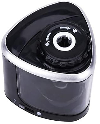 XLKJ Elektrischer Anspitzer Bleistiftspitzer Automatisierter Anspitzer für alle Bleistifte, Buntstifte, Eyeliner für Kinder und Lehrer