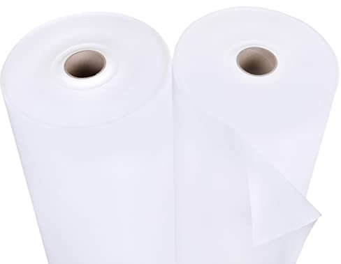 sarcia.eu GARTENVLIES UNKRAUTVLIES WEIß 1,6m 50g/m2 UV-Schutz Wintervlies Kälteschutz für Pflanzen 30 m