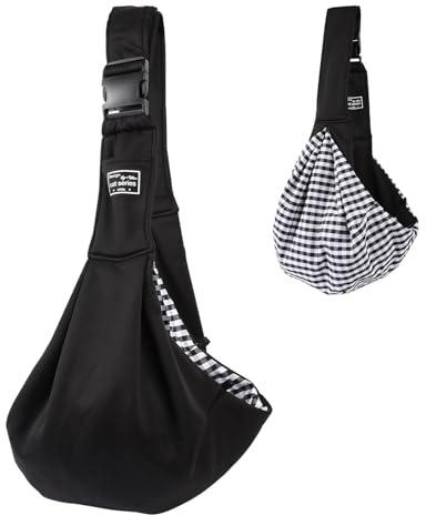 NiCoLa Puppy Sling Hundetragetasche, Welpentuch Hundetuch, freihändige Tragetasche, Haustiertasche, für Spaziergänge, U-Bahn, Reisen, Outdoor