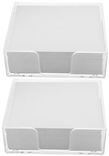 STOBOK Boxen Praktische Notizpapiere Transparentem Box-design Mehrzweck-memo Kreative Planung Notizen Und Organisation Im Büro Für Schüler