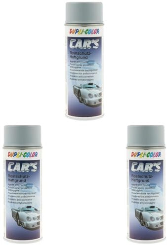 DUPLI-COLOR 385889 CAR´S Rostschutz Haftgrund grau 400 ml (Packung mit 3)