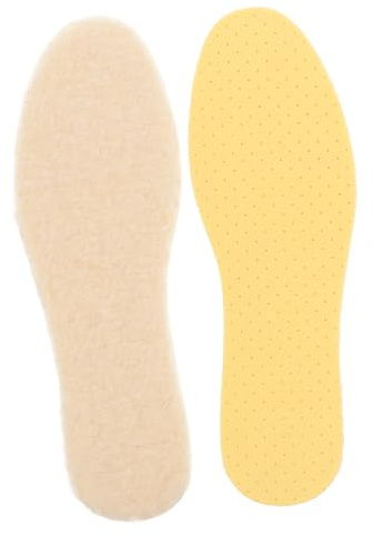 VALICLUD 1paar Warme Fuzzy Einlegesohlen Atmungsaktive Und Komfortable Stiefel Und Schuhsohlen Rutschfest Schweißabsorbierend Für Männer Und Frauen Größenverstellbar