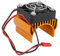 Refroidisseur de radiateur de voiture RC 1/10, ailette de radiateur de dissipateur de chaleur de diamètre 36mm pour moteur de voiture RC 540/3650/3660/3670(rouge)