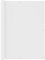 vidaXL Ecran de Balcon Brise-Vue Brise-Vent de Jardin Ecran de Protection Ecran d'Intimité Extérieur Imperméable Blanc 120x300 cm Tissu Oxford