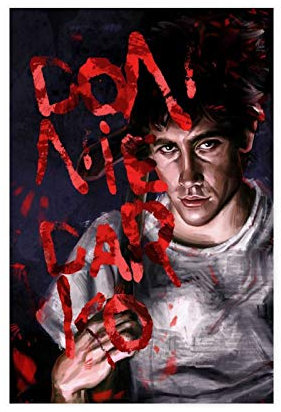 Donnie Darko Retro-Filmposter, Leinwand, Wandkunst, Deko, Bild, Gemälde für Wohnzimmer, Schlafzimmer, Dekoration, ungerahmt: 30 x 45 cm