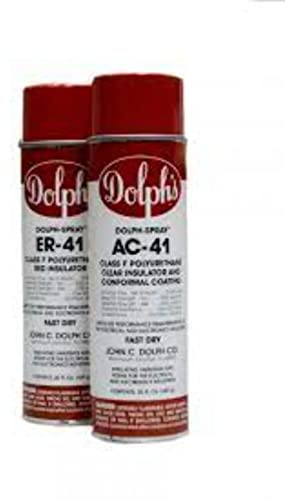 Dolph-Spray ER-41 Red Air-Drying Polyurethane Varnish 155°C, red, aerosal Spray can