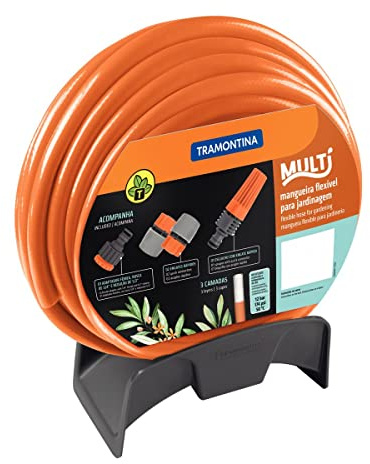 Tramontina Tuyau d'arrosage flexible 1/2 30 m avec accessoires