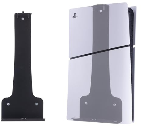 DYNAS PS5 Slim Wall Mount - Wall Bracket for PlayStation 5 Slim Bracket - (for Both Disc and Digital Versions [PlayStation]…