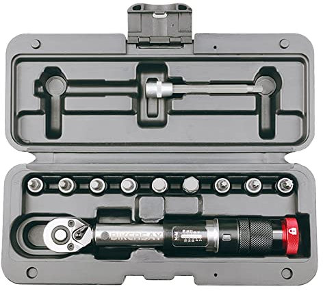 HLBEST Schnellspanner-Drehmomentschlüssel-Set, einstellbarer Drehmomentschlüssel mit Sichtfenster, professionelle Fahrradwerkzeuge