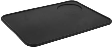 HOLIDYOYO Silikonmatte Schwarz Für Arbeitsplatten Espressostampfermatte Rutschfestes Tamper-pad Zum Espresso- Für Kaffeemaschinenzubehör