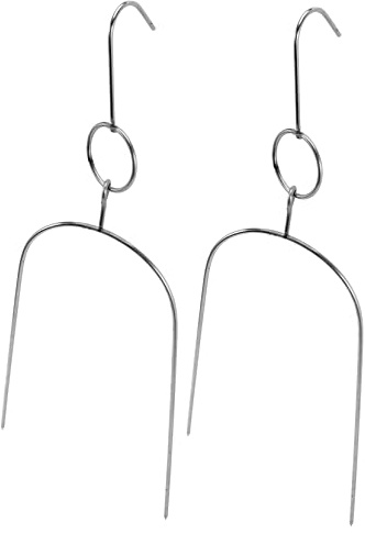 Hemobllo 2pièces Cintre Pour Barbecue Brochette Pratique Pour Barbecue Au Poulet Cintre Pour Suspendu Brochette Pour Pour Cuisine