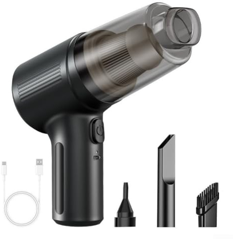 Aspirapolvere portatile senza fili multifunzionale portatile per auto, SUV e camper, design compatto per una facile pulizia