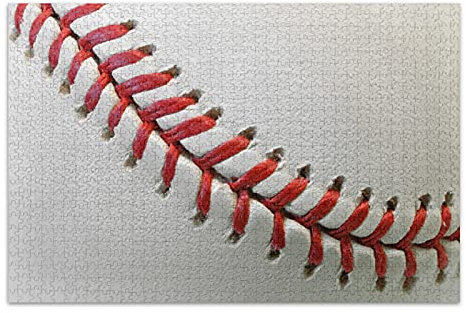Linomo Puzzle 1000 Teile,Baseball Spitza Sport Ball Puzzle für Erwachsene Kinder Erwachsenenpuzzle, Geschicklichkeitsspiel für die ganze Familie