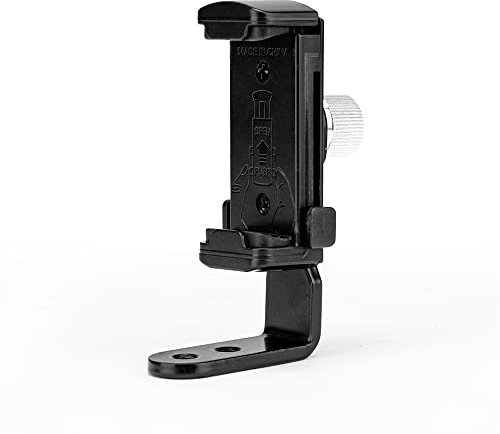 Fotopro Phone Tripod Mount with 1/4 inch Screw Adjustable Vertical Horizontal Universal Cell Phone Mount Holder for Monopod Selfie Stick Desktop Tripod Video Vlogging Photograph