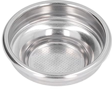 58 Mm Porte-filtre Panier, 1 Tasse Filtre à Café en Poudre pour Cafetière à Paroi Simple, Filtre à Café Poreux en Acier Inoxydable pour Extraction, Accessoires de Machine à Café