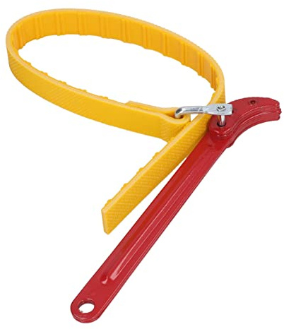 TOPINCN Strap Adjusted Wrenches ABS Leather Anti Skid Universal Filter Bottle Wrench for 10in 20in Filter Bottle Adjusted Pipe Wrench