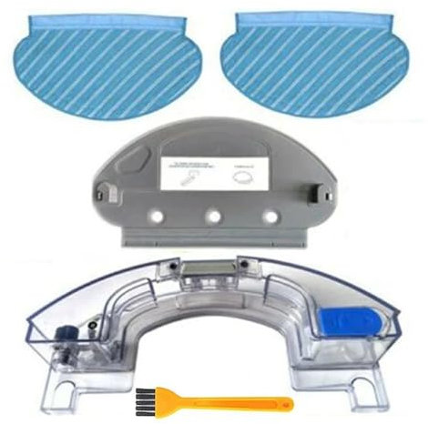 UDXZAIJQ AD-Kit for serbatoio dell'acqua con supporto in tessuto, strumento for panni for mocio, compatibile con l'aspirapolvere Deebot Ozmo 950
