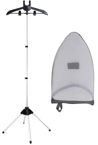 Appendiabiti Vapore, Grucce Per Ferro Da Stiro Vapore, Indumento Steamer Rack, Supporto Da Stiro Verticale Telescopico Fornito Con Guanti Da Stiro, Per Ferro Vapore Per La Casa