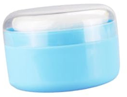 HAPINARY 2satz Puderquaste Mit Puderbehälter Inklusive Sieb Für Make-up Und Foundation Geeignet Für Zuhause Und Unterwegs Langlebiges Material Schwamm