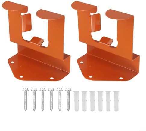 2 x Wandhalterung für Rasentrimmer, Werkzeug-Organizer, Aufbewahrung, Trimmer-Rack für Garage, platzsparender Wandhalter für Freischneider