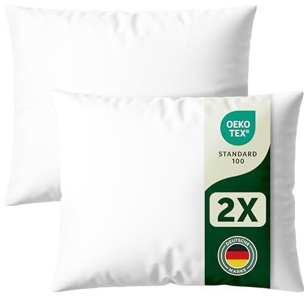 Blumtal Kissenfüllung 40x50 cm 2er - Oeko-TEX zertifizierte Füllung Kissen 40x50 cm - Kissen Füllung aus Polyester - Pillow Innenkissen