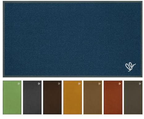 OLIVO.shop | SMART Tappeto Cucina Antiscivolo, Tappeto Passatoia Lavabile, Tappeto Moderno Multiuso, Passatoia Corridoio Antiscivolo, Vari Colori e Misure (50x170 cm, Blu Oceano)