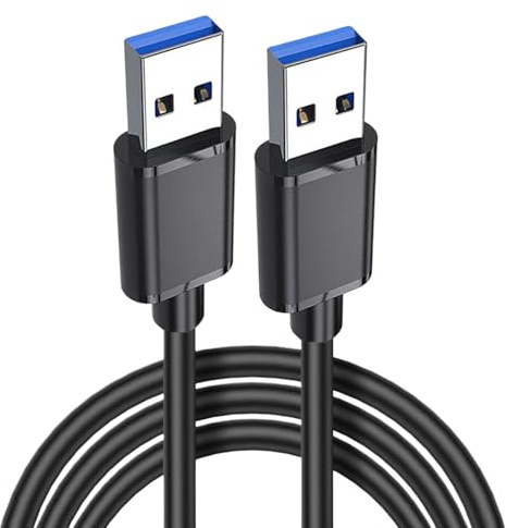 Jubilofex Câble USB 3.0 Facile À Utiliser - Cordon De De Données, Mâle Le Fil Mâle | Connecteur À Double Extrémité À Haut Débit De 3 Pieds Pour Disque Dur Externe, Caméra Reflexive, Ventilateur D