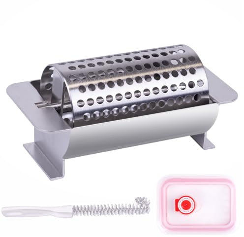U-Shaped Butter Wheel, Food-Grade Stainless Steel Butter Roller,Butter Slicer Tool,Includes a Lid and a Cleaning Brush,Butter Dispenser for Breakfast,Tailgating,Picnics,Camping