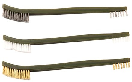 Zkydhbd 3pcs Handy Metal Remove Rust Brushes Brass Cleaning Brush Polishing Cleaning Welding Rust Dirt Tool Wire Brush Metal Cleaning Rust Remover For Stainless Grill Wrought Iron Machine Metal