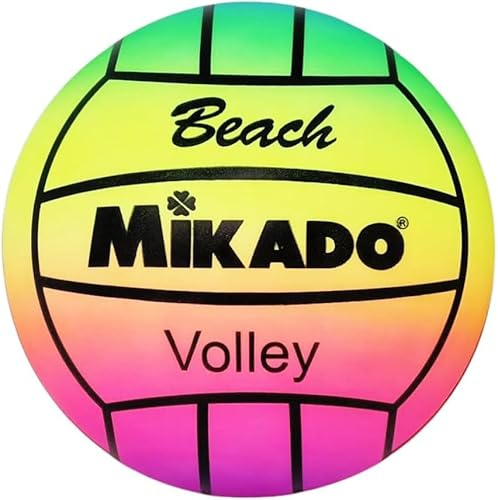 CUCUBA Volleyball Beach Volleyball aus Gummi Modell Soft leicht für Training oder Spiel 16 cm