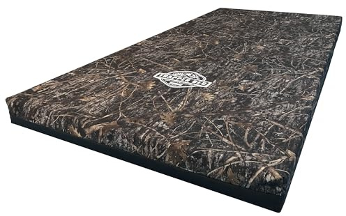 North American Mattress Trapper Bed 4 Luxury Hunter Camping Sleep Pad with Gel Memory Foam and TRUETIMBER Camo Cover