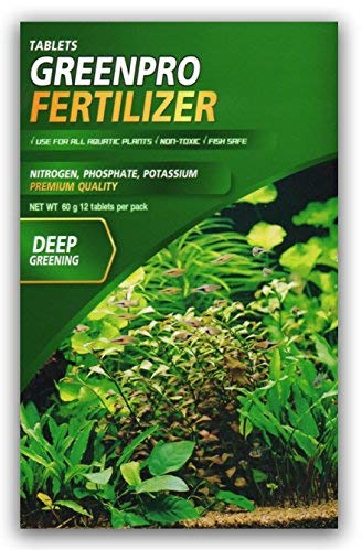 Greenpro Root Tabs Fertilizer Tablets 12 Count Suit for Aquatic, Aquarium, Pond, Water Gardening, Plants Tank