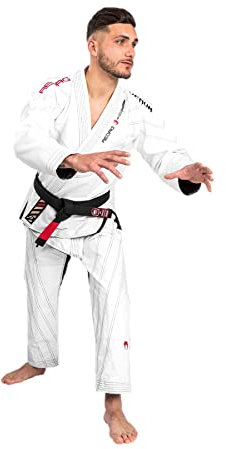 Venum Unisex-Erwachsene Reorg BJJ Gi, Weiss/opulenter Garten, A5