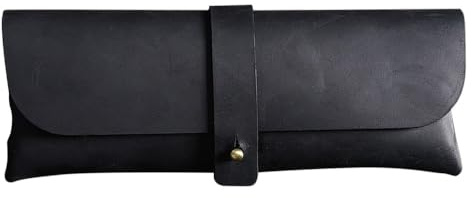 DONGKER Astuccio per Penna Pelle,Porta Matite Rétro Borsa per Cancelleria per Ufficio Scuola (Può Contenere 20 Penne)
