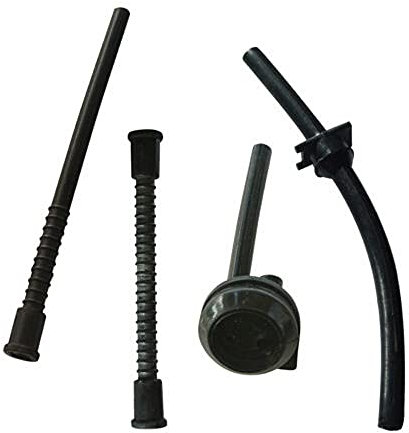 Ensemble de 4 pièces for tuyau de carburant 2500 25cc, ensemble de tronçonneuse, siège d'huile, pompe à huile, tuyau d'admission Accessoires pour outils électriques de jardin