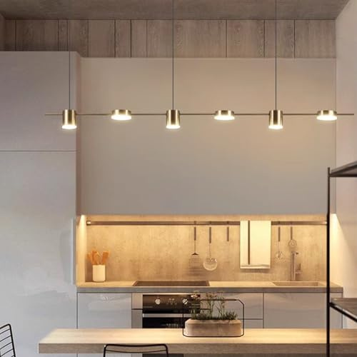 Esstischlampe Pendelleuchte Esstisch Esszimmer Hängend Lampe LED Hängeleuchte Hängelampe Dimmbare 3000K/4500K/6000K Modern Höhenverstellbar Kronleuchter für Küche Büro Flur Wohnzimmer Pendellampe