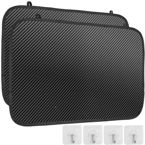 Tanice Alfombra Ignífuga de 40 x 60 cm, Resistente a Altas Temperaturas, 550 ℃/1022 ℉, Alfombra para Barbacoa, Suelo de Fibra de Vidrio, Resina de Silicona, Resistente al Calor