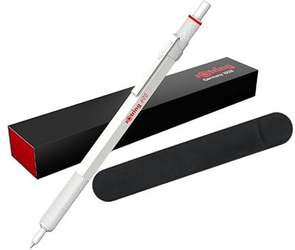 rOtring Professional 600 Kugelschreiber | Perlweiß | Geschenkbox + Samtstiftetui