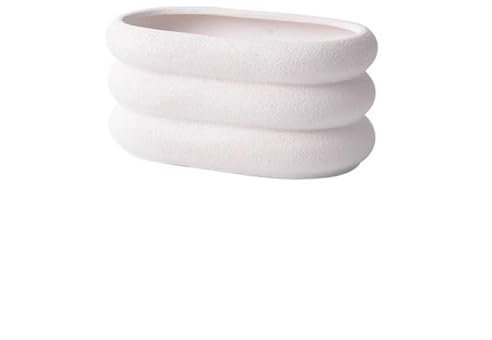 DOLPTBEZM Pots de Fleurs Simples pour orchidées et légumes en céramique avec Plateau pour Plantes succulentes, Pots de Fleurs perforés de Grande Taille, Vert c