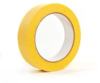 VoltShine Cinta aislante 20mm x 19m amarilla, resistente y flexible, ideal para aislar, reparar y marcar en instalaciones eléctricas.