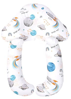 Niceyoeuk Cuscino di supporto per tutto il corpo del bambino, cuscino modellante per passeggino, cuscino protettivo per testa, collo e gambe per neonati, cuscino protettivo per seggiolino auto