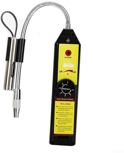 Oniissy WJL-6000 Leak Detector Halogen AC Leak Tester for R22 R410A for R134A for R1234YF,Leak Detector,Sniffer Automotive Halogen Gas Leak Detector