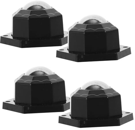 Cabilock 4 Pezzi Ruote Adesive Mini per Ruote per Caster Wheels Resistenti per Piccole Apparecchiature Facile Installazione Trapano