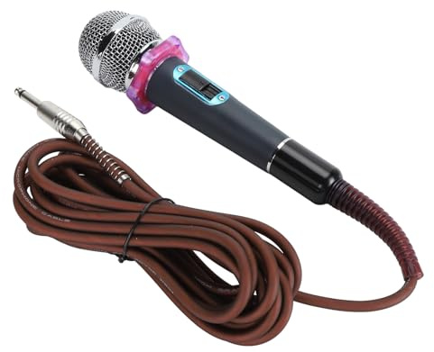 CHICIRIS Microfono con Bobine di Movimento Dinamico con un Suono Leggero per la Performance del Palcoscenico, Karaoke At Home - Materiale di Zinclegazione (BLUE)