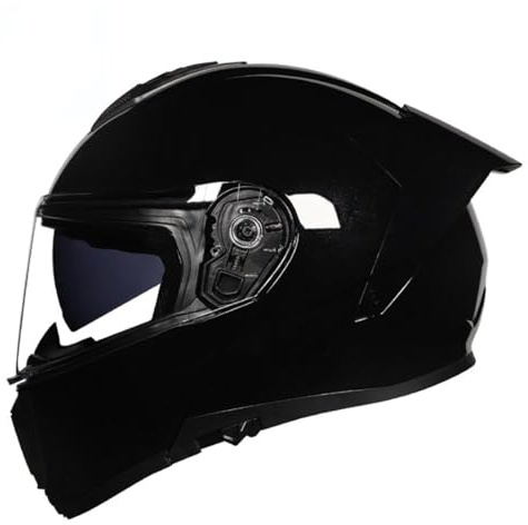 Casco Da Moto Apribile Casque Moto Modulable Con Doppia Visiera Caschi Integrale Da Moto Per Uomini E Donne Adulti Caschi Modulari Omologati DOTECE Caschi Di Protezione 1,3XL:65-66CM